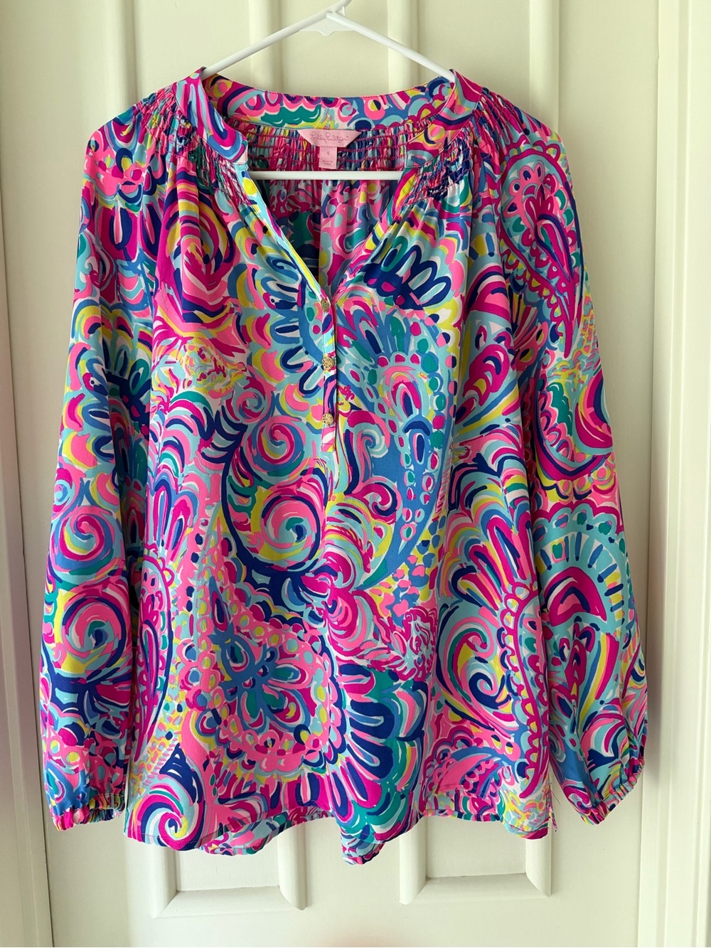 Lily Pulitzer Elsa Silk Blouse